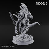 Blade Wielding Lizardfolk Raptor Warrior D Miniature for Dungeons and Dragons, Pathfinder or other TTRPGs