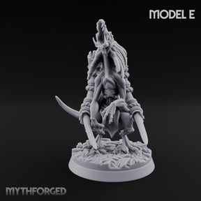 Blade Wielding Lizardfolk Raptor Warrior E