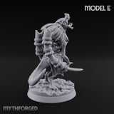 Blade Wielding Lizardfolk Raptor Warrior E gallery 4