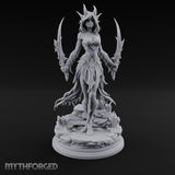 Blade Wings Unfurled Demon Sorceress Miniature for Dungeons and Dragons, Pathfinder or other TTRPGs