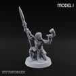Acrobatically Poised to Strike Elf Bladesinger J Miniature for Dungeons and Dragons, Pathfinder or other TTRPGs