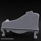 Blanket-Draped Tome-Rested Noble Tufted Chaise Longue gallery 5