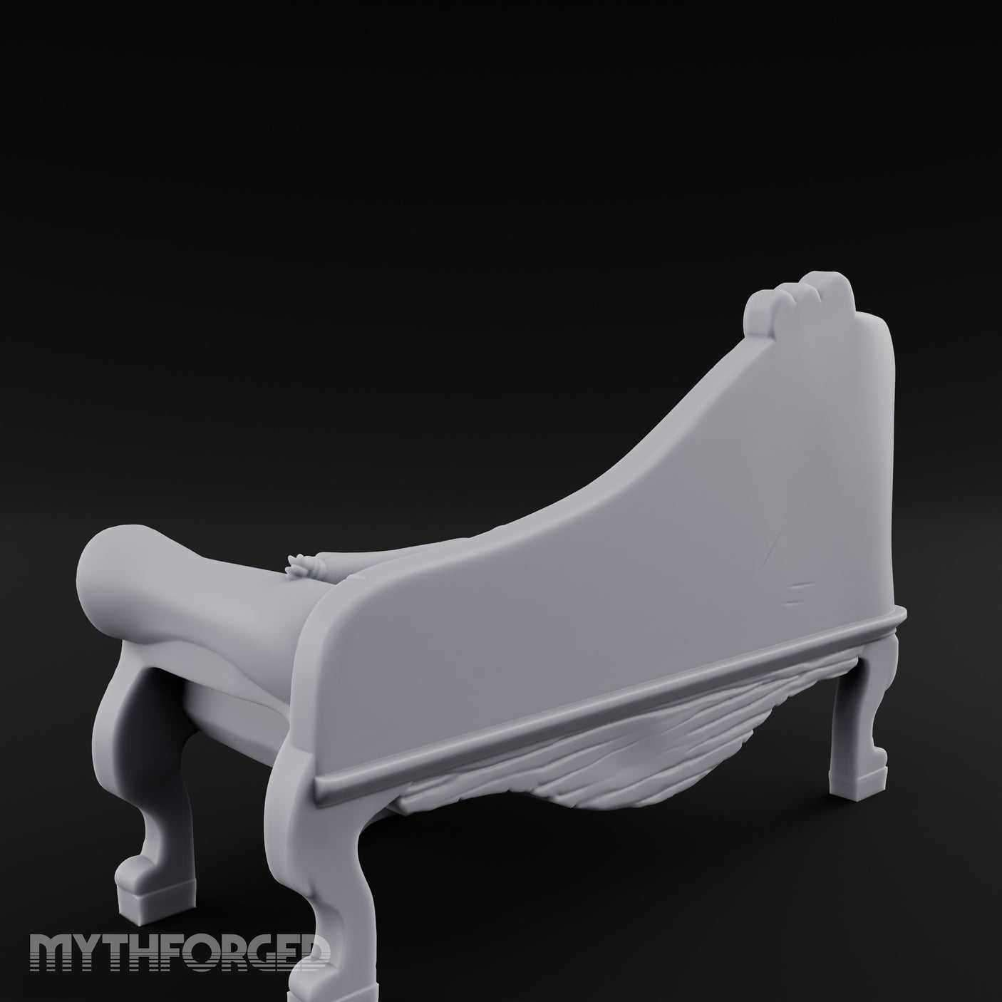 Blanket-Draped Tome-Rested Noble Tufted Chaise Longue gallery 6