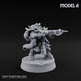 Ornately Overloaded Dwarf Arbalists A Miniature for Dungeons and Dragons, Pathfinder or other TTRPGs