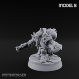 Ornately Overloaded Dwarf Arbalists B Miniature for Dungeons and Dragons, Pathfinder or other TTRPGs