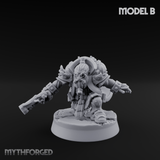 Ornately Overloaded Dwarf Arbalists B Miniature for Dungeons and Dragons, Pathfinder or other TTRPGs