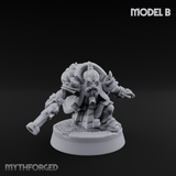 Ornately Overloaded Dwarf Arbalists B Miniature for Dungeons and Dragons, Pathfinder or other TTRPGs