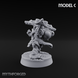 Ornately Overloaded Dwarf Arbalists C Miniature for Dungeons and Dragons, Pathfinder or other TTRPGs