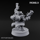 Ornately Overloaded Dwarf Arbalists D Miniature for Dungeons and Dragons, Pathfinder or other TTRPGs