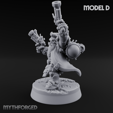 Ornately Overloaded Dwarf Arbalists D Miniature for Dungeons and Dragons, Pathfinder or other TTRPGs