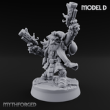 Ornately Overloaded Dwarf Arbalists D Miniature for Dungeons and Dragons, Pathfinder or other TTRPGs
