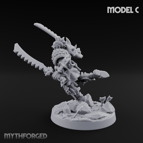Axe Held High Ornate Human Warlords C Miniature for Dungeons and Dragons, Pathfinder or other TTRPGs