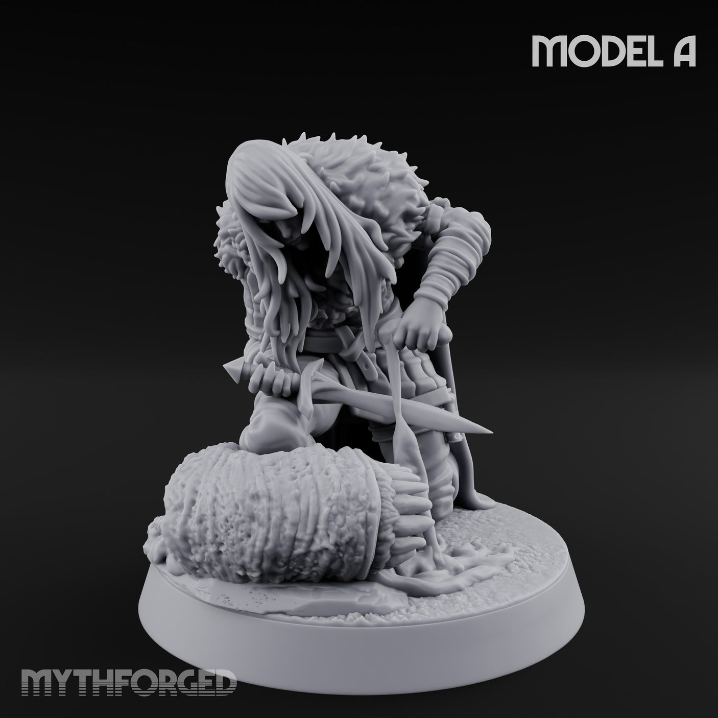 Blood Tracking Human Trackers Miniature for Dungeons and Dragons, Pathfinder or other TTRPGs