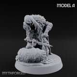 Blood Tracking Human Trackers Miniature for Dungeons and Dragons, Pathfinder or other TTRPGs