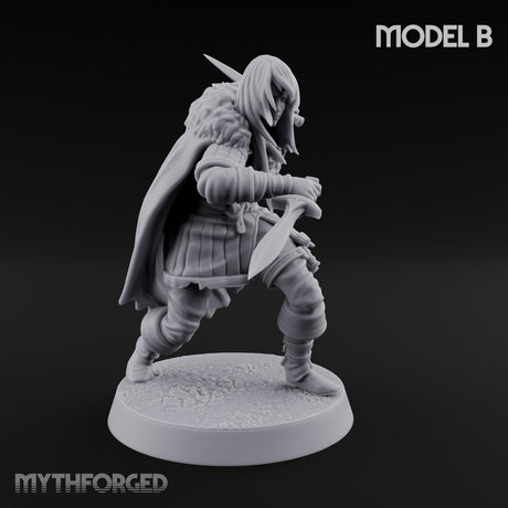 Blood Tracking Human Trackers Miniature for Dungeons and Dragons, Pathfinder or other TTRPGs