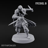 Blood Tracking Human Trackers Miniature for Dungeons and Dragons, Pathfinder or other TTRPGs