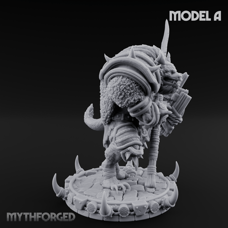 The Bloodhowl Gnolls A Miniature for Dungeons and Dragons, Pathfinder or other TTRPGs