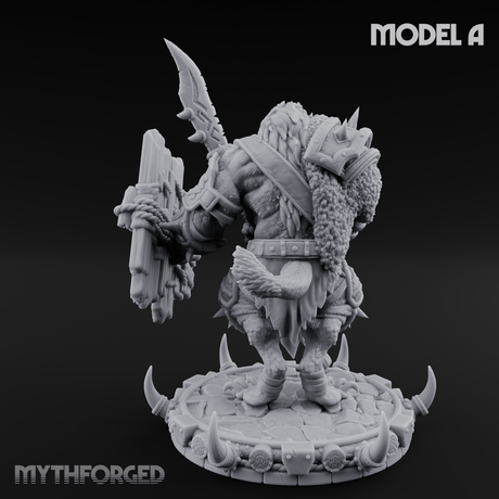 The Bloodhowl Gnolls A Miniature for Dungeons and Dragons, Pathfinder or other TTRPGs