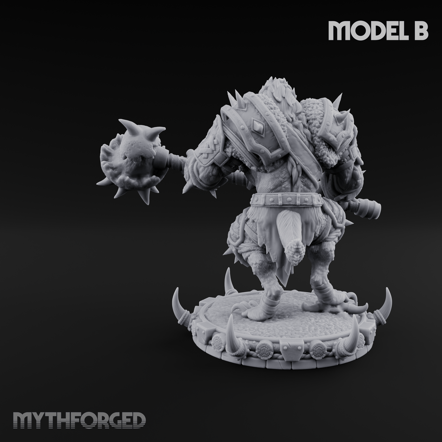 The Bloodhowl Gnolls B Miniature for Dungeons and Dragons, Pathfinder or other TTRPGs
