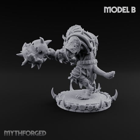 The Bloodhowl Gnolls B Miniature for Dungeons and Dragons, Pathfinder or other TTRPGs