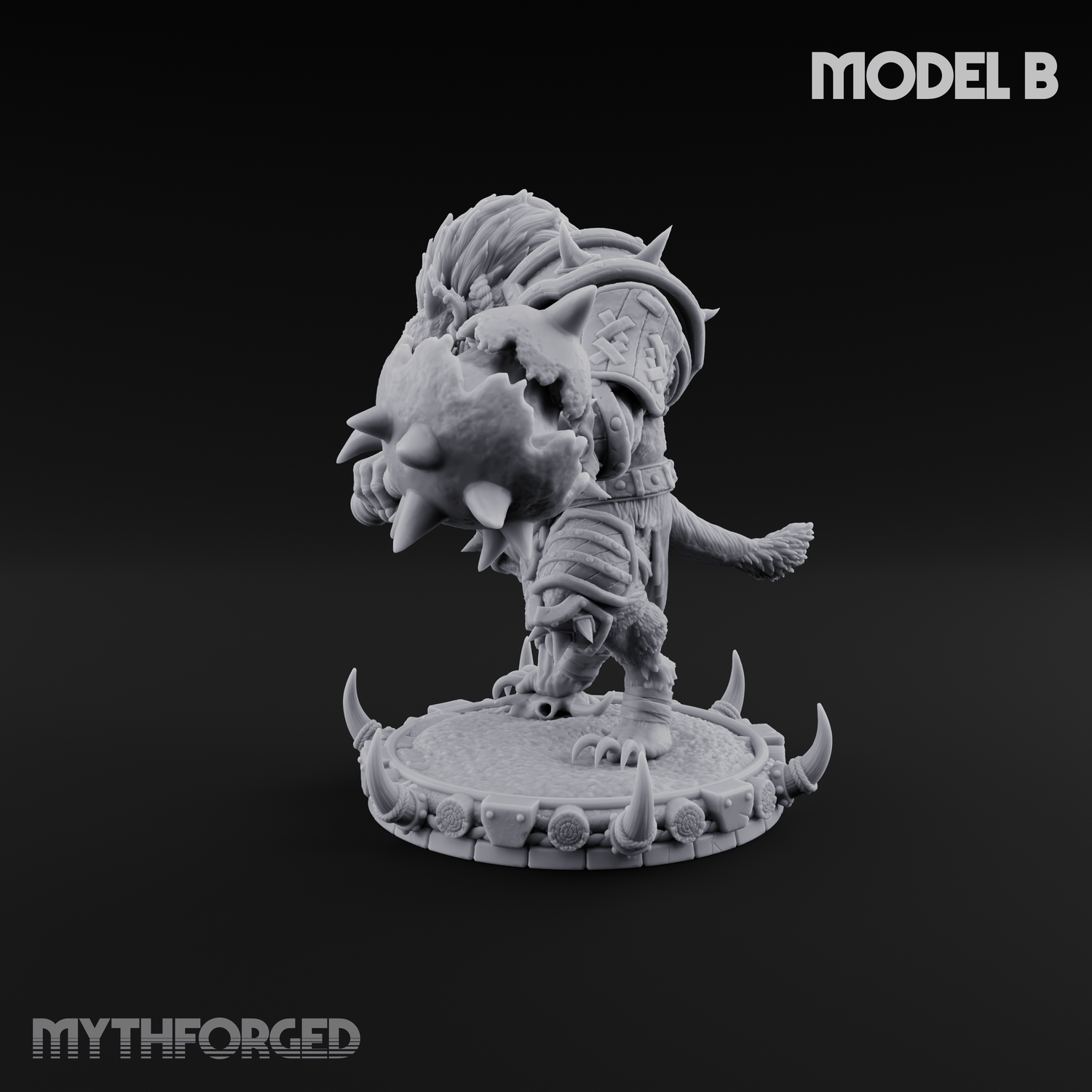 The Bloodhowl Gnolls B Miniature for Dungeons and Dragons, Pathfinder or other TTRPGs
