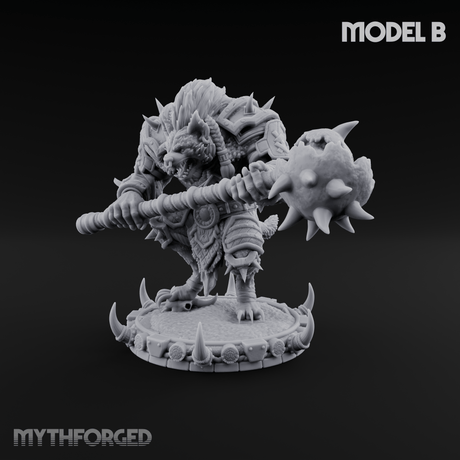 The Bloodhowl Gnolls B Miniature for Dungeons and Dragons, Pathfinder or other TTRPGs