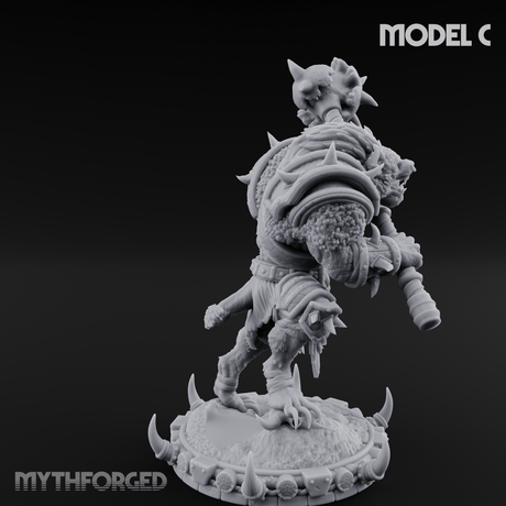 The Bloodhowl Gnolls C Miniature for Dungeons and Dragons, Pathfinder or other TTRPGs