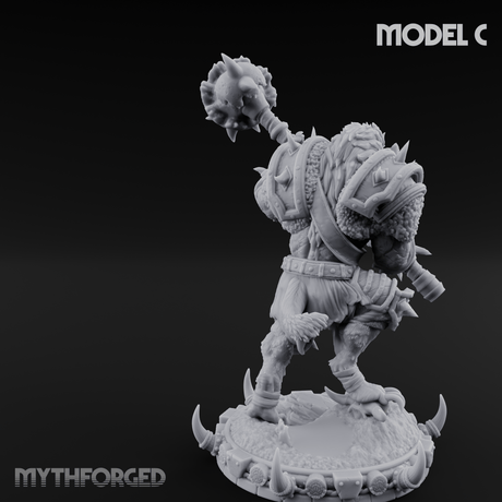 The Bloodhowl Gnolls C Miniature for Dungeons and Dragons, Pathfinder or other TTRPGs