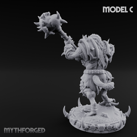 The Bloodhowl Gnolls C Miniature for Dungeons and Dragons, Pathfinder or other TTRPGs