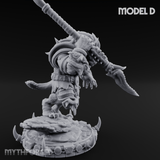 The Bloodhowl Gnolls D Miniature for Dungeons and Dragons, Pathfinder or other TTRPGs