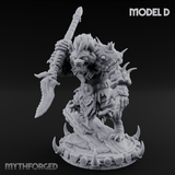 The Bloodhowl Gnolls D Miniature for Dungeons and Dragons, Pathfinder or other TTRPGs