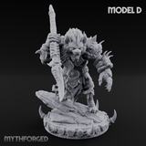The Bloodhowl Gnolls D Miniature for Dungeons and Dragons, Pathfinder or other TTRPGs