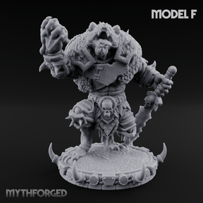 The Bloodhowl Gnolls F Miniature for Dungeons and Dragons, Pathfinder or other TTRPGs