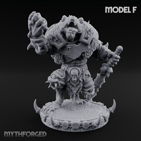 The Bloodhowl Gnolls F Miniature for Dungeons and Dragons, Pathfinder or other TTRPGs