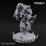 The Bloodhowl Gnolls Miniature for Dungeons and Dragons, Pathfinder or other TTRPGs