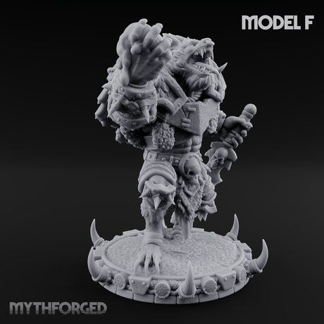 The Bloodhowl Gnolls F Miniature for Dungeons and Dragons, Pathfinder or other TTRPGs