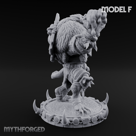 The Bloodhowl Gnolls F Miniature for Dungeons and Dragons, Pathfinder or other TTRPGs