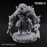 The Bloodhowl Gnolls H Miniature for Dungeons and Dragons, Pathfinder or other TTRPGs