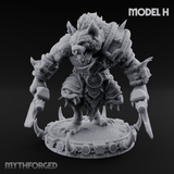 The Bloodhowl Gnolls Miniature for Dungeons and Dragons, Pathfinder or other TTRPGs