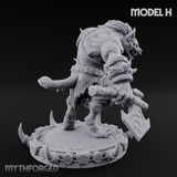 The Bloodhowl Gnolls H Miniature for Dungeons and Dragons, Pathfinder or other TTRPGs