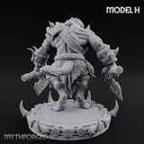 The Bloodhowl Gnolls H Miniature for Dungeons and Dragons, Pathfinder or other TTRPGs