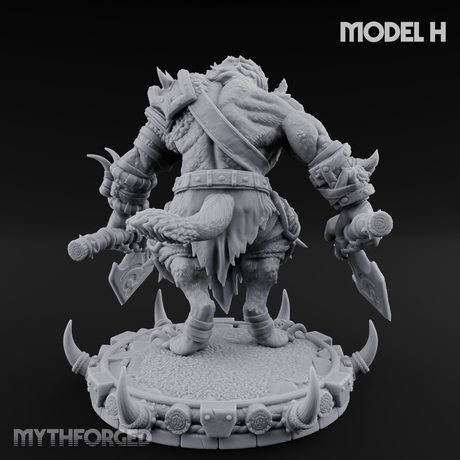 The Bloodhowl Gnolls H Miniature for Dungeons and Dragons, Pathfinder or other TTRPGs