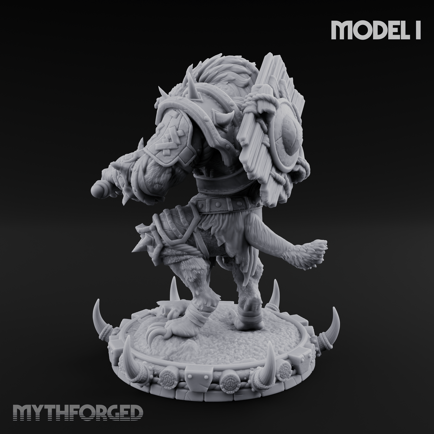 The Bloodhowl Gnolls I Miniature for Dungeons and Dragons, Pathfinder or other TTRPGs