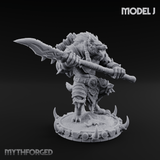 The Bloodhowl Gnolls Miniature for Dungeons and Dragons, Pathfinder or other TTRPGs