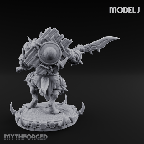 The Bloodhowl Gnolls J Miniature for Dungeons and Dragons, Pathfinder or other TTRPGs