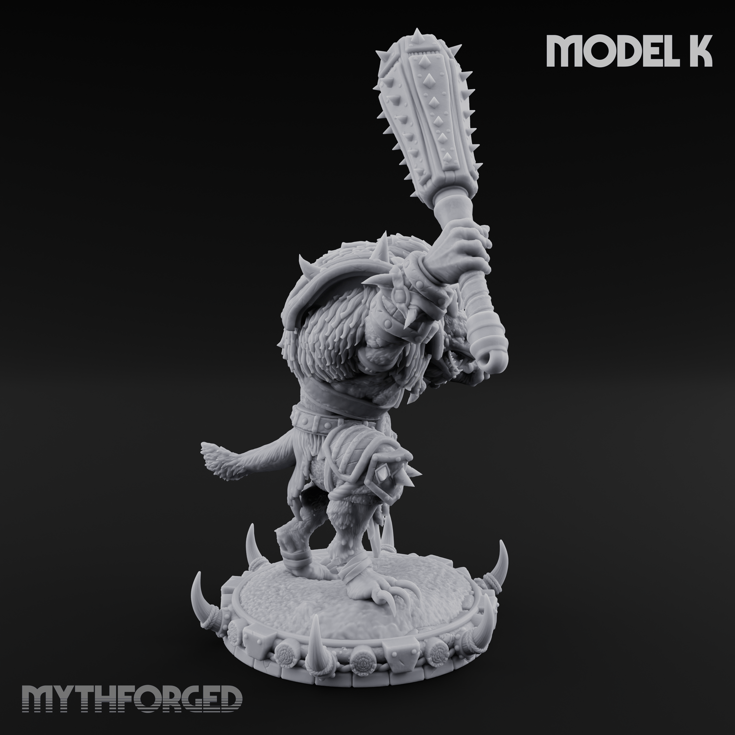The Bloodhowl Gnolls K Miniature for Dungeons and Dragons, Pathfinder or other TTRPGs
