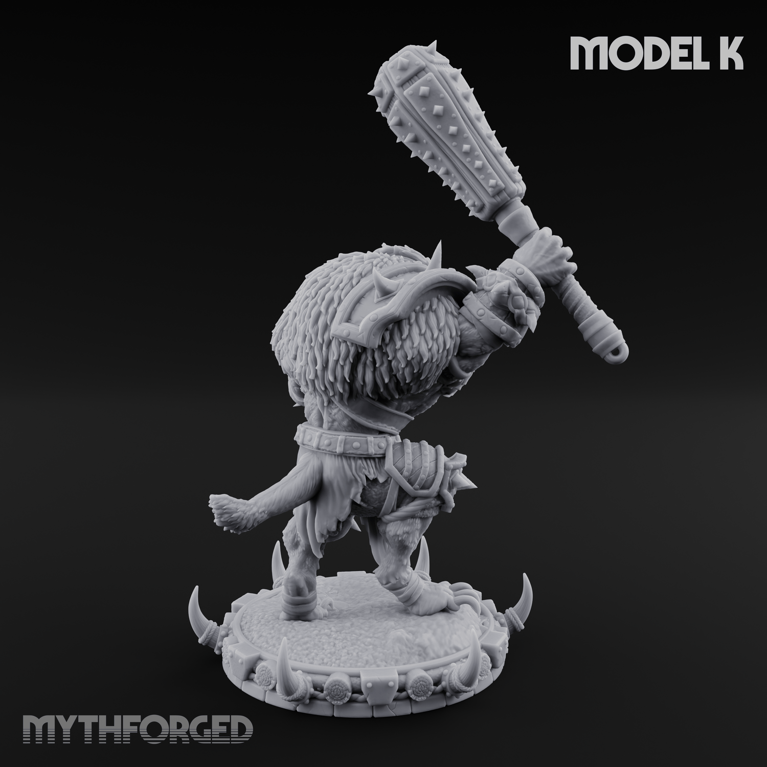 The Bloodhowl Gnolls K Miniature for Dungeons and Dragons, Pathfinder or other TTRPGs