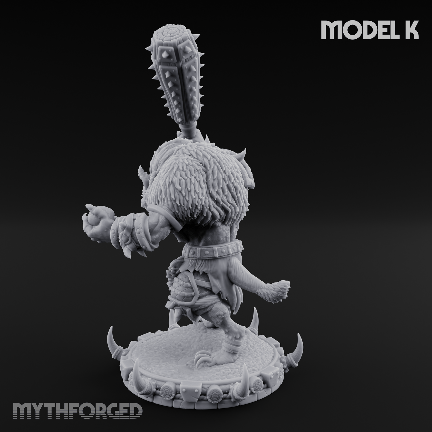 The Bloodhowl Gnolls K Miniature for Dungeons and Dragons, Pathfinder or other TTRPGs