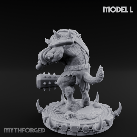 The Bloodhowl Gnolls L Miniature for Dungeons and Dragons, Pathfinder or other TTRPGs