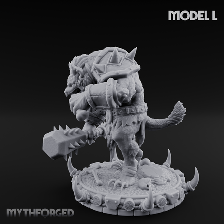 The Bloodhowl Gnolls L Miniature for Dungeons and Dragons, Pathfinder or other TTRPGs